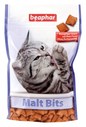 Attēls no Beaphar Malt Bits - a treat for cats against pilobezoars - 35 g