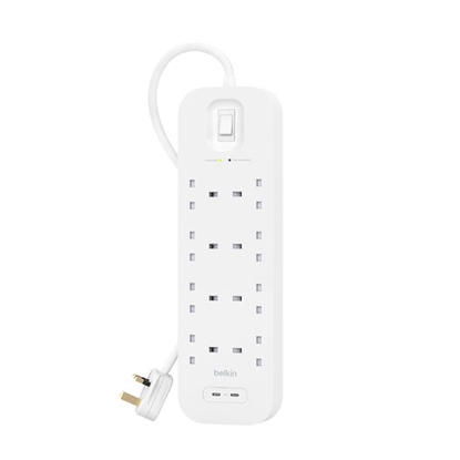 Изображение Belkin Connect White 8 AC outlet(s) 2 m
