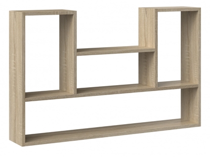 Attēls no BILBAO 4P hanging bookcase 100x16x60 cm sonoma