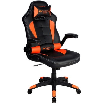 Attēls no Biroja krēsls VIRGIL CND-SGCH2 melns/oranžs