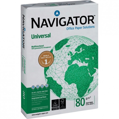 Изображение Biroja papīrs Navigator Universal A4 80g/m2, 500-lapas