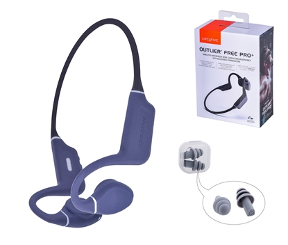 Attēls no Bone conduction headphones CREATIVE OUTLIER FREE PRO+ wireless, waterproof Black