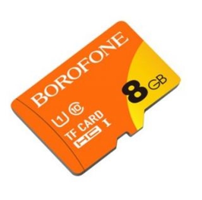 Attēls no Borofone MEMORY CARD 8GB SDHC CLASS10 75MB/S MICROSD