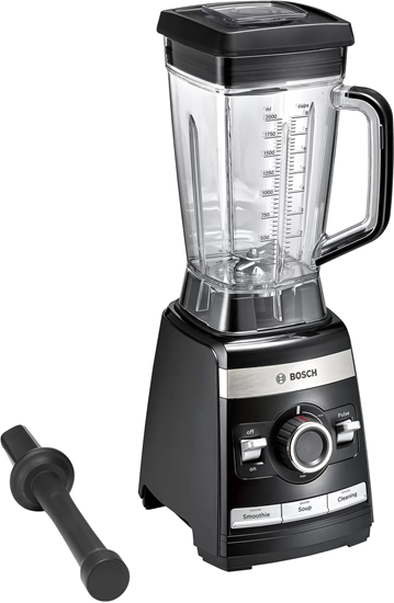 Picture of Bosch MMBH4P3B blender 2 L Tabletop blender 1600 W Black, Silver, Transparent