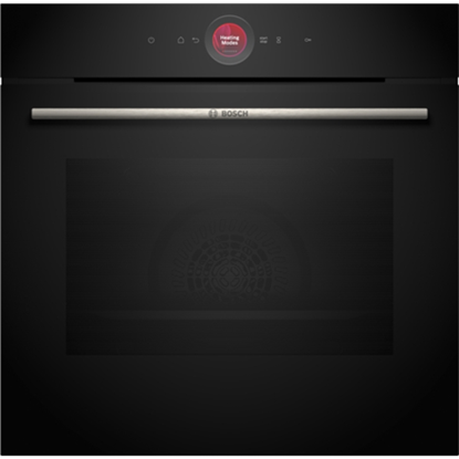 Picture of Bosch | HBG7221B1S | Oven | 71 L | Electric | Hydrolytic | Touch control | Height 59.5 cm | Width 59.4 cm | Black