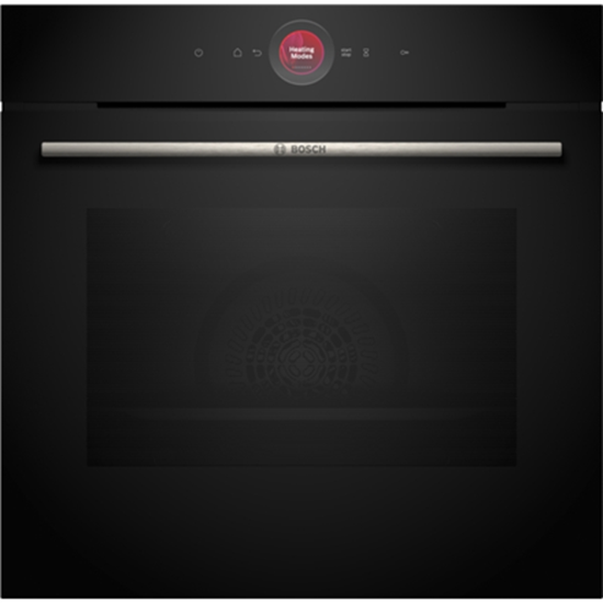 Picture of Bosch | HBG7221B1S | Oven | 71 L | Electric | Hydrolytic | Touch control | Height 59.5 cm | Width 59.4 cm | Black