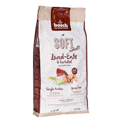 Attēls no BOSCH Soft Adult Duck and Potatoes - dry dog food - 12,5 kg