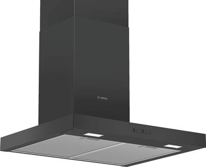 Picture of Bosch Serie 2 DWB66BC60 cooker hood Wall-mounted Black 621 m³/h B