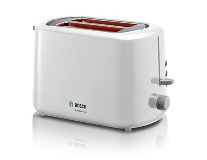 Изображение Bosch TAT3A111 toaster 7 2 slice(s) 800 W White