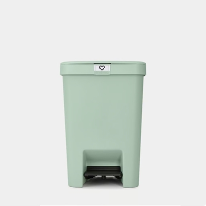 Изображение BRABANTIA atkritumu tvertne ar pedāli StepUp,25 l, Jade Green