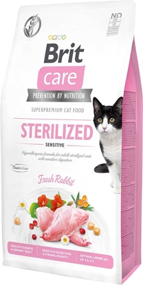 Attēls no BRIT Care Grain Free Sterilized Sensitive - dry cat food - 7 kg