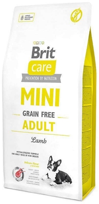 Attēls no Brit Care Mini Grain Free Adult Lamb - Dry dog food - 7 kg