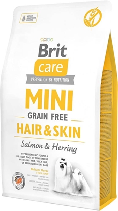 Attēls no BRIT Care Mini Hair&Skin Salmon&Herring - dry dog food - 2 kg