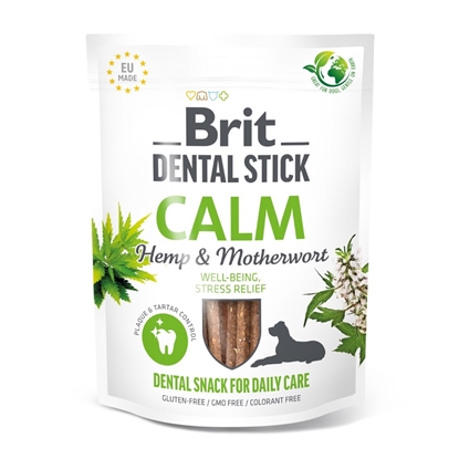 Attēls no BRIT Dental Stick Calm Hemp & Materwort - dog treat - 251 g