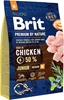 Picture of BRIT Premium by Nature Junior M Chicken - dry dog food - 3 kg