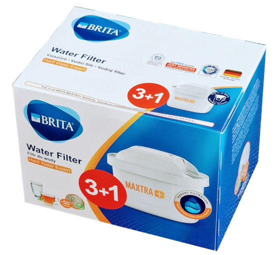 Picture of BRITA ūdens filtrs “MAXTRA+ Hard Water Expert”, komplektā 4 gab. Cena par komplektu.