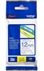 Изображение Brother labelling tape TZE-133 clear/blue 12 mm