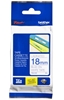 Picture of Brother labelling tape TZE-243 white/blue 18 mm