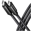Изображение BUCM32-CM10A Kabel USB-C - USB-C 3.2 Gen 2, 1m, PD 100W, 5A, 4K HD, ALU, oplot, czarny