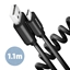 Picture of CABLE USB-C TO USB2.0 1.1M/TWISTER BLK BUCM-AM20TB AXAGON