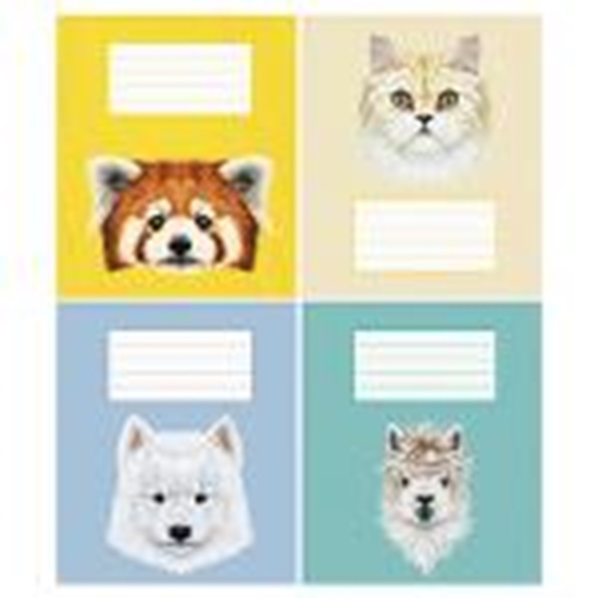 Picture of Burtnīca 12 lapas līnīju Dzīvnieki ABC