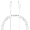 Изображение Kabel USB Baseus USB-C - Lightning 2 m Biały (CATLYS-C02)