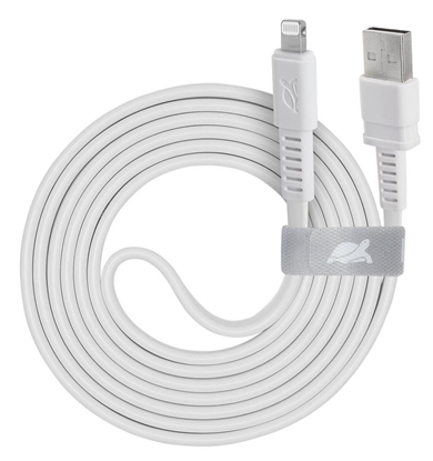 Изображение CABLE USB-A TO LIGHTNING 1.2M/WHITE PS6008 RIVACASE