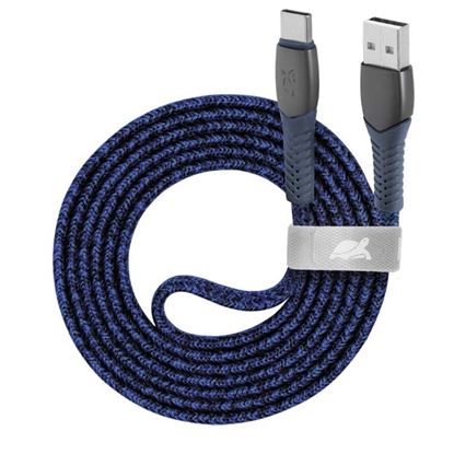 Изображение CABLE USB-C TO USB2.0 1.2M/BLUE PS6102 BL12 RIVACASE