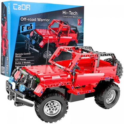 Attēls no CaDa C51001W R/C Off-road Toy Car Collapsible constructor set 531 parts