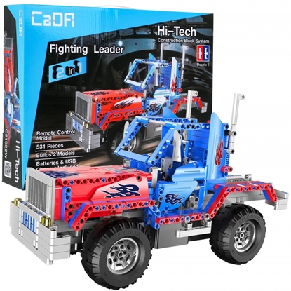 Attēls no CaDa C51002W R/C Toy Car Truck Collapsible constructor set 531 parts