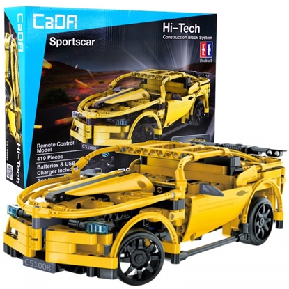 Attēls no CaDa C51008W R/C Racing Toy Car Collapsible constructor set 419 parts