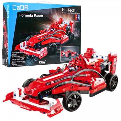 Picture of CaDa C51010W R/C Formula Toy Car Collapsible constructor set 317 parts