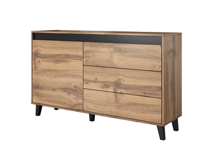Picture of Cama chest of drawers NORD wotan oak/antracite