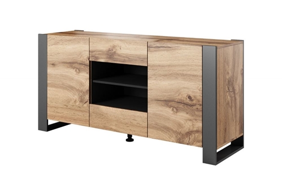 Picture of Cama chest of drawers WOOD wotan oak/antracite