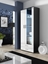 Picture of Cama display cabinet SOHO S6 2D2S black/white gloss