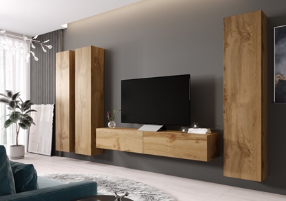 Picture of Cama Living room cabinet set VIGO 1 wotan oak/wotan oak gloss