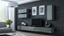 Изображение Cama Living room cabinet set VIGO 13 grey/grey gloss