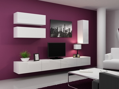 Picture of Cama Living room cabinet set VIGO 13 white/white gloss