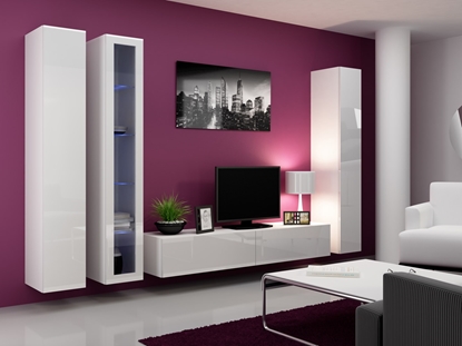 Изображение Cama Living room cabinet set VIGO 2 white/white gloss
