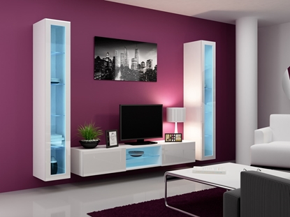 Изображение Cama Living room cabinet set VIGO 20 white/white gloss