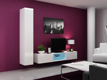 Picture of Cama Living room cabinet set VIGO 21 white/white gloss