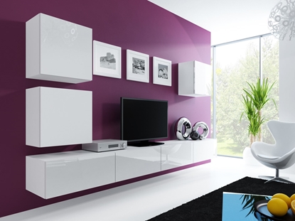 Picture of Cama Living room cabinet set VIGO 22 white/white gloss