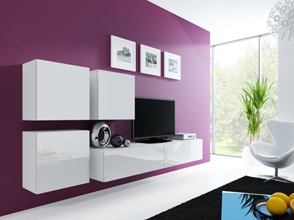 Picture of Cama Living room cabinet set VIGO 23 white/white gloss