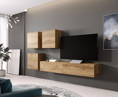 Picture of Cama Living room cabinet set VIGO 23 wotan oak/wotan oak gloss