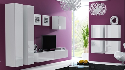 Picture of Cama Living room cabinet set VIGO 24 white/white gloss