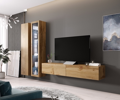 Picture of Cama Living room cabinet set VIGO 3 wotan oak/wotan oak gloss