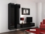 Attēls no Cama Living room cabinet set VIGO 9 black/black gloss