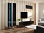 Изображение Cama Living room cabinet set VIGO NEW 1 white/black gloss