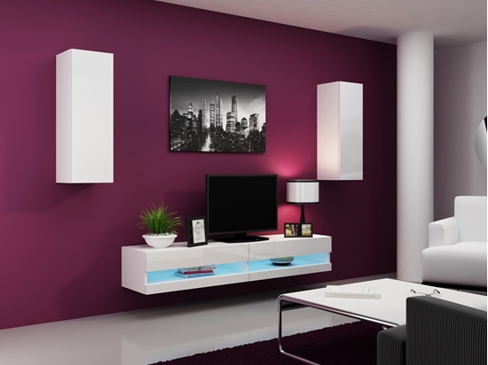 Picture of Cama Living room cabinet set VIGO NEW 10 white/white gloss