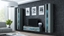Изображение Cama Living room cabinet set VIGO NEW 12 grey/grey gloss